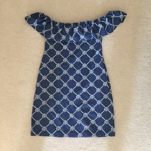 Sailor-Sailor Off the Shoulder Dress